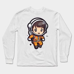 Cute Astronaut Long Sleeve T-Shirt